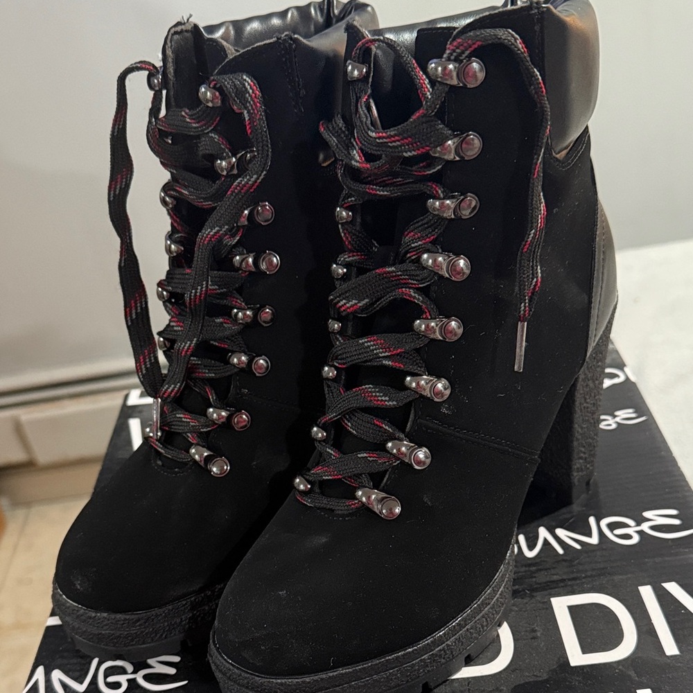 Woman’s suede boots